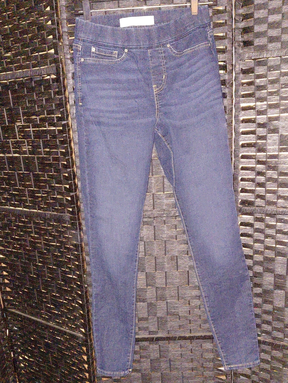 Levis Jeans Womens 2 Blue Denim Pull On Skinny Strauss Signature Pants size 4